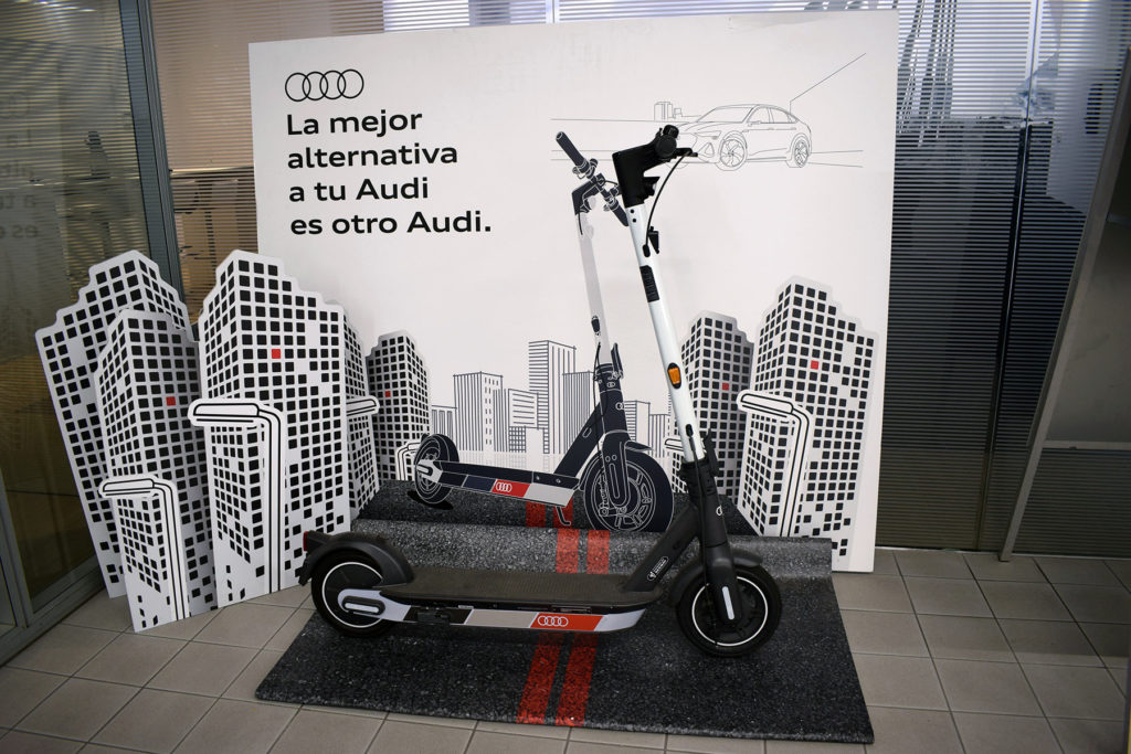 Micro movilidad eléctrica con el Audi Kick scooter by Segway